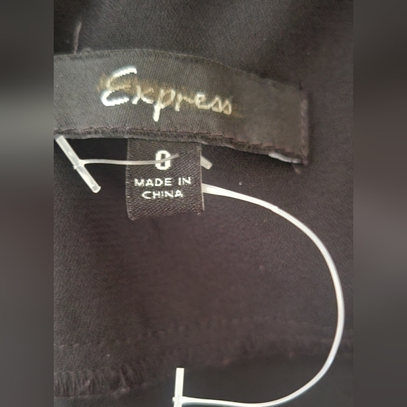 Express Black Strapless Ruched Bodycon Dress - Picture 2 of 5